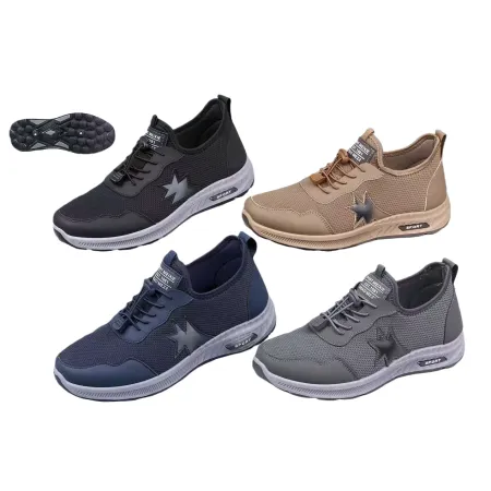 Men's lightweight cushioning sports single shoes, summer breathable mesh running casual shoes Men's lightweight cushioning sports single shoes, summer breathable mesh running casual shoes